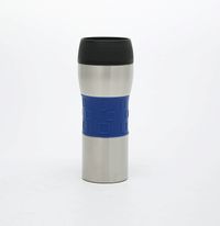 ALDORUS Travel Mug 400ml Thermobecher Isolierbecher aus Edelstahl Kaffeebecher-to-go Autobecher 100% Auslaufsicher Quick-Press-Verschluss 360&deg; Trink&ouml;ffnung _ Blau_1